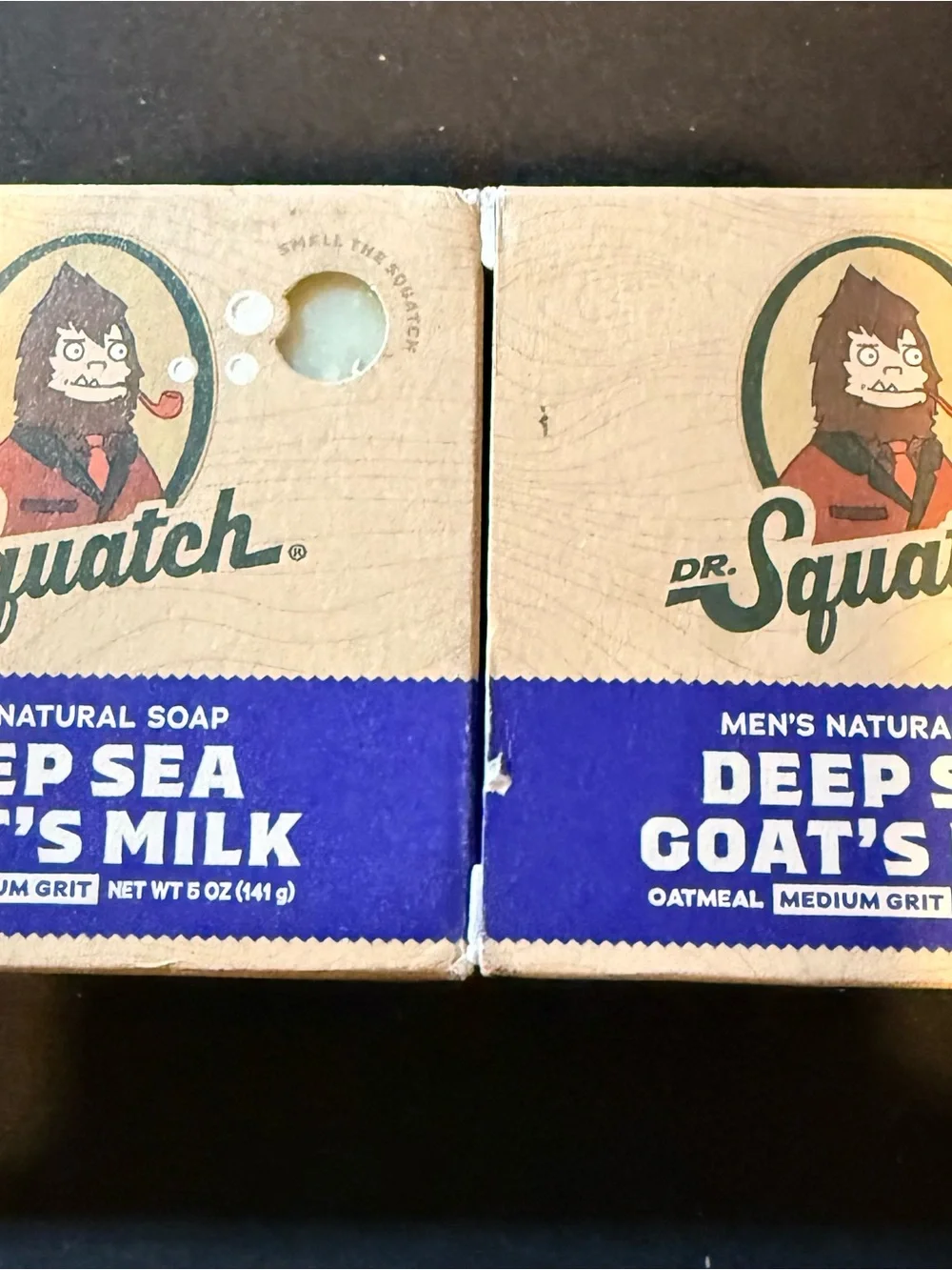 Dr. Squatch Birchwood Breeze & Deep Sea Goat's Milk Soap Pack of 4